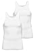 Produktbild Ceceba Herren Tank-Top, Baumwolle, Doppelripp, weiß Uni, 2er Pack 8