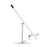 NEWTRY Manual Trash Compactor Mini, 120L Home Manual Garbage Compressor w/X-shaped Base for Small Outdoor Wheelie Bin, Reduces Rubbish Volume for Kitchen, Garden, Restaurant, Office