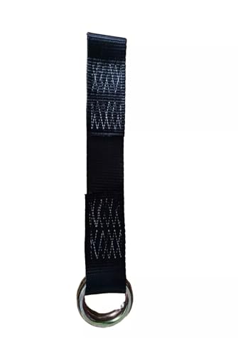 Replacement Appliance Hand Truck Dolly Strap, Strap with Rings, Black