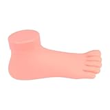 SOESFOUFU Modèle D'entraînement Pied Droit pour Nail Art, Mannequin Flexible pour Manucure, Outil Pratique pour Pose Faux Ongles et Vernis, Accessoire Formation Prothésiste Ongulaire, Usage