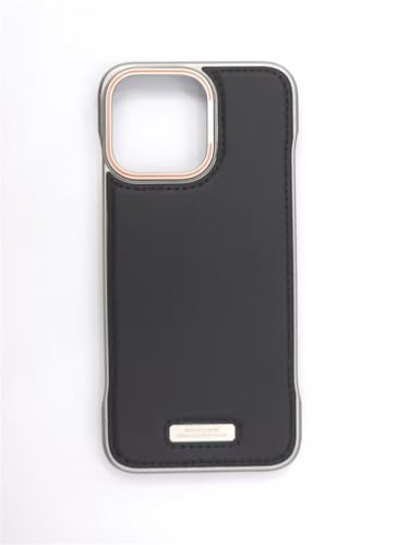 Coque en cuir PU luxe pour iPhone 16 Pro Max sans bordure et élégante