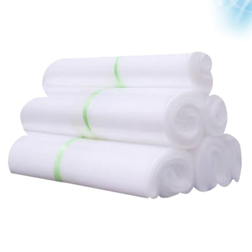 Bolsas de plástico blanco impermeables con diseño resistente y reutilizable para el hogar 6