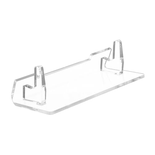 SHINEOFI Display Mobile Stand for Phone Tablet Clear Acrylic Holder for Game Consoles Space Saving Portable Desk Accessory Elegant Design for Office Home Use