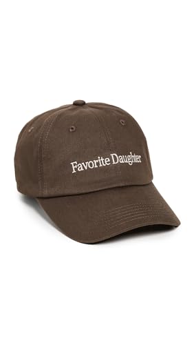 Favorite Daughter Women's Classic Logo Baseball Hat, Coffee, One Size