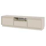 Optimisation de l'espace : Grâce à son agencement intelligent comprenant deux placards fermés, un tiroir et une étagère ouverte, le meuble tv avec rangement Evo garantit un rangement optimal pour vos appareils multimédia; simplifiez votre quotidien en gardant chaque appareil à portée de main, tout en conservant un salon ordonné et épuré, sans le moindre effort.