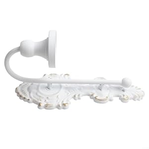 Volakebeing Vintage Kinkiet Świecznik Biały Retro