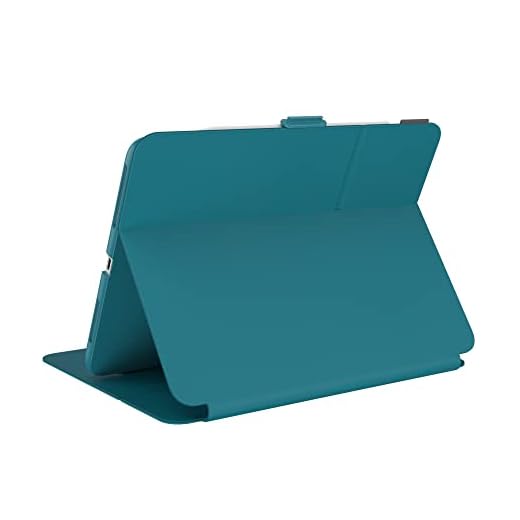 Speck Products Balance Folio Case iPad Air (2022)/ (2020), 11-inch iPad Pro, iPad Pro 11-in. (2nd Generation), iPad Pro 11-inch (2021), Deep Sea Teal/Cloudy Grey/White