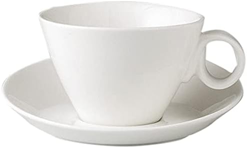 せともの本舗 Dolce Coffee C/S Set of 5, 5.9 x 1.3 inches (15 x 3.4 cm), 15.7 oz (454 g), Coffee C/S, Hotel, Restaurant, Cafe, Western Tableware, Restaurant, Commercial Use, For Guests