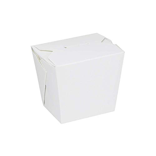 Karat FP-FP16W 16 oz. Paper Take-Out Container - White (Case of 450)