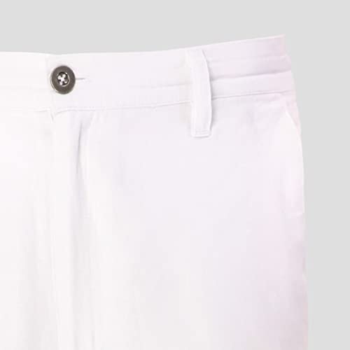 YESMUSSE Men's Classic Linen Trousers Holiday Pants3