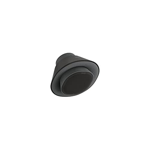 KOHLER Moxie Alexa Enabled Showerhead, Bluetooth Shower Speaker, Shower Radio, Rechargeable Speaker, Portable Speaker, 1.75 GPM, K-28238-GKA-BL, Matte Black