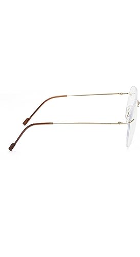 Image of Jodykoes Premium Rimless Frame for Women and Men: Stylish Aviator Spectacle Eyeglasses with Anti-Glare Coating