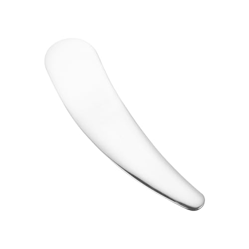 ERINGOGO Cuchara De Acero Inoxidable Para Crema De Ojos Herramienta De Facial Cucharas De Metal Cuidado Para Aplicar Mascarillas Faciales