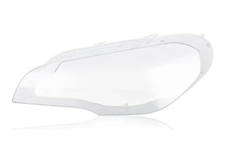Couvercle de phare pour BMW X5 E70 optique en polycarbonate haute clarté