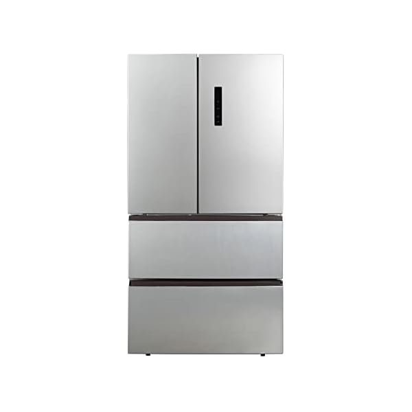 Hamilton Beach HBFR1504 Full Size Counter Depth Refrigerator with Two Freezer Drawers, 17.9 cu ft, Stainless