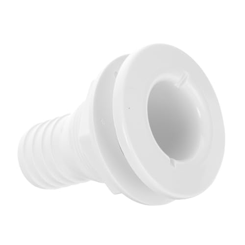 BESPORTBLE Boat Yacht Drain Plug 1-1/2 Inch Thru Hull Fitting Thru Hull Drain Plug Marine Connection Hose Plastic