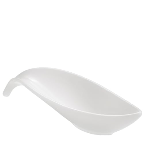 Sicignano | Salsiera in Melamina Bianca 21x7x4,5h cm – Elegante, Resistente, Ideale per Salse e Condimenti | Ciotolina per Antipasti, Finger Food, Aperitivi, Antipasti (1)