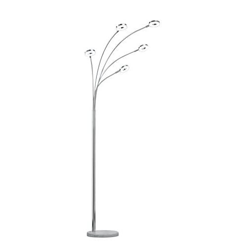 Reality Leuchten LED Bogenleuchte, 5x 4 W, 1750 lm, 3000 K, Höhe 200 cm R42415106