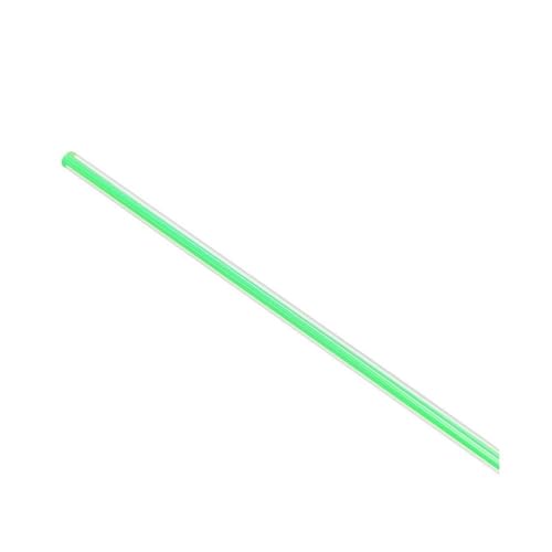Varillas de acrílico，Acrylic Cakesicle Sticks 2 varillas redondas de acrílico de línea recta sólida de 250 mm x 6 mm y 250 mm x 8 mm de PMMA for accesorios de iluminación, modelismo y bricolaje.(Green