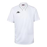 Kappa Calascia Camiseta Baloncesto, Hombre, Blanco, XL