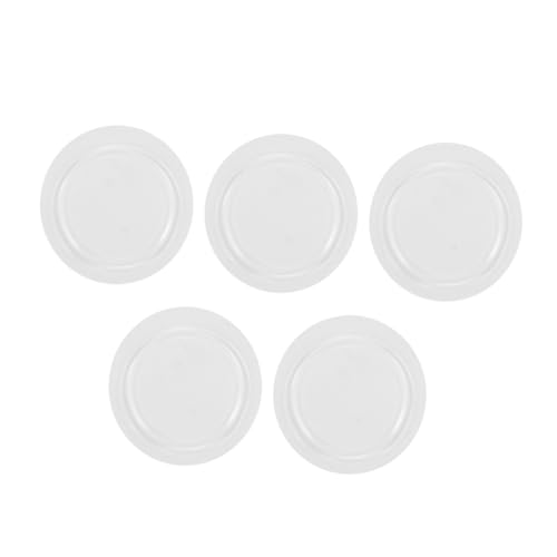 MUCKLILY Anti-Slip Car Dashboard Mat Set Round Dash Mat Dashboard Cover Non Slip Phone Pad Small Silicone Car for Accessories