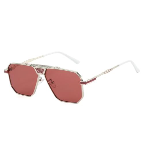 Lunettes de soleil pour hommes en métal injecté avec verres anti-éblouissement
