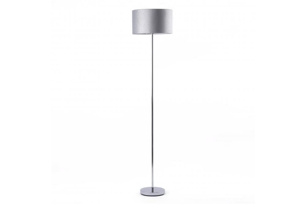PAN Home Adele E27 Floor Lamp D Chrome 35X160 Silver