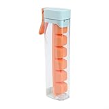 Honseadek Tragbarer Maker, Pressentyp mit PP + PC-Material, kompaktes Design für Whiskey, Cocktail, Kaffee, DIY (Orange)