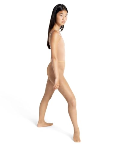 Capezio Professional Fishnet Seamless Tight, Caramel, 1X2