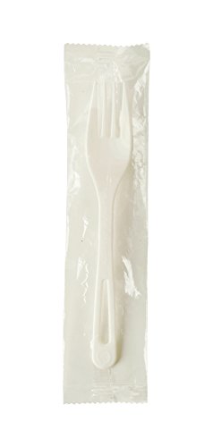 World Centric FO-PS-I Disposable Forks, 750 count, white