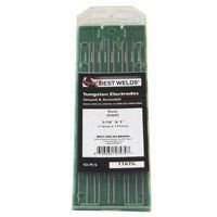 Pure Ground Tungsten Electrodes, 3/32 in Dia, 7 in Long (8 Pack)