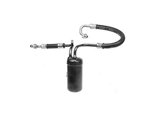 A/C Accumulator with Hose Assembly with Gaskets - Compatible with 1999-2001 Jeep Grand Cherokee 4.7L V8