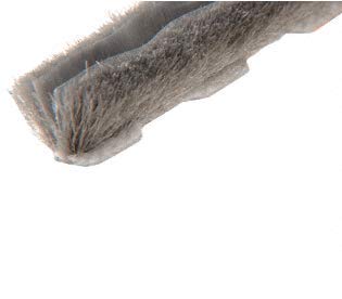 CRL Z78251C Zipper Pile Weatherstrip .187" Backing - .450" Pile Height - 100' Roll
