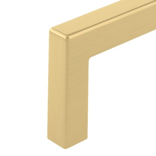 Image of Richelieu Lambton 12 5 /8-in (320 mm) Satin Brass Rectangular Cabinet Pull