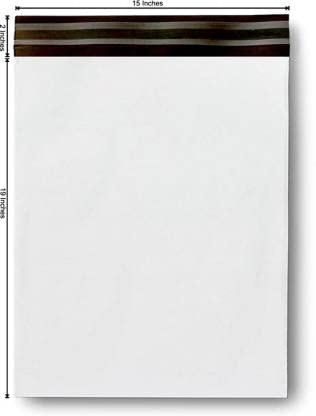 Buste per corriere in plastica, autoadesive, impermeabili, a prova di strappo, per abbigliamento (38 x 48 cm), confezione da 100 pezzi