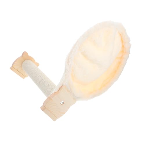 CORHAD 1 セット 猫登りフレーム 猫砂 猫のための猫ハンモック 猫のベッド ペットハンギングバスケットベッド ぶら下げ猫ハンモック 猫ハンモックぶら下げ 木 Beige