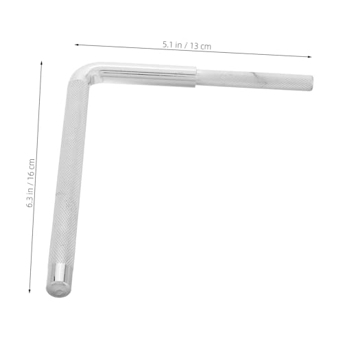 Soporte para cencerro para kit de batería, soporte robusto en forma de L para accesorios de percusión, montaje fácil para bateristas profesionales y entusiastas miniatura 2