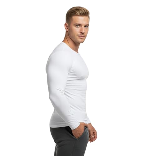 Image of NINQ Half Sleeve Compression T-Shirt - Men's Athletic & Sports Tights for Fitness