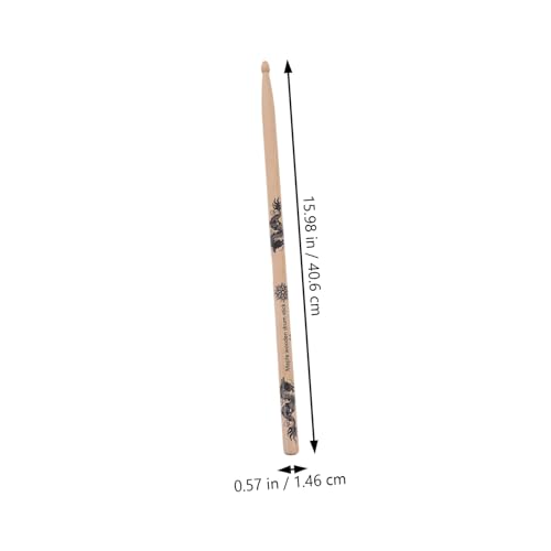Par de baquetas de madera para percusión 40.6 cm miniatura 2
