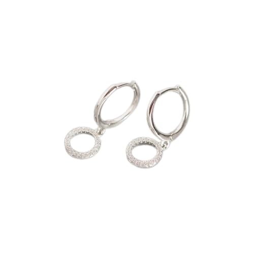 Boucles d'oreilles goujon rond brillantes pour sublimer vos tenues de bureau