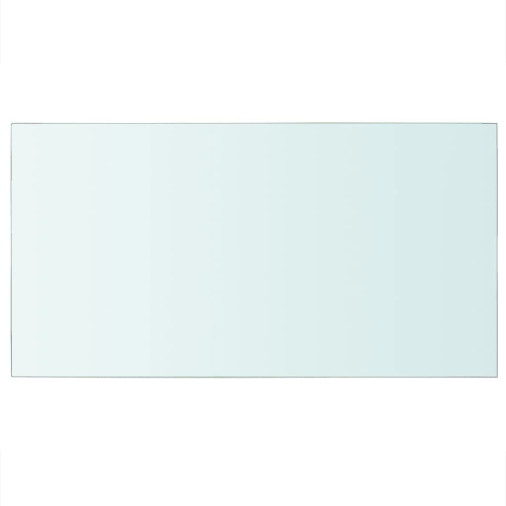 vidaXL Glasboden Glasscheibe Glasplatte für Glasregal Transparent 40 cm x 25 cm