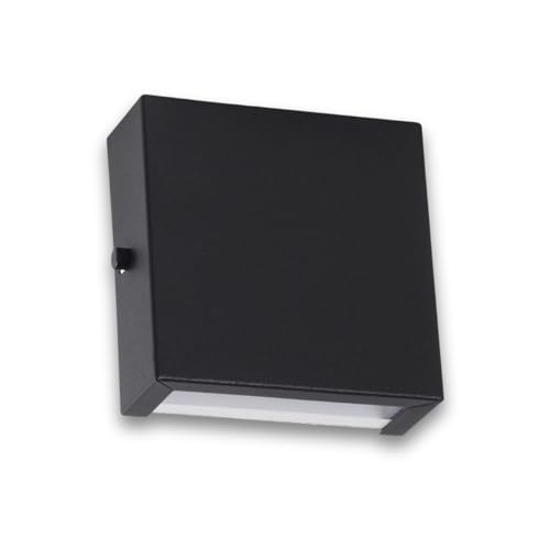 Arandela Externa Mini Slim + LED G9 Luminária de Parede Muro 2 Fachos 2 Focos Em Alumínio Interna -