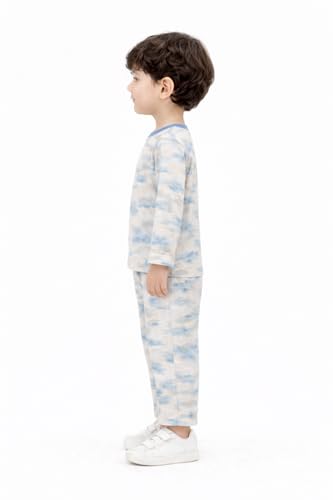 Image of 3BROS BodySuit /Dress for Boys /Girls Full Pajama & Casual Full Sleeves Night Suit Top Combo Kids Set