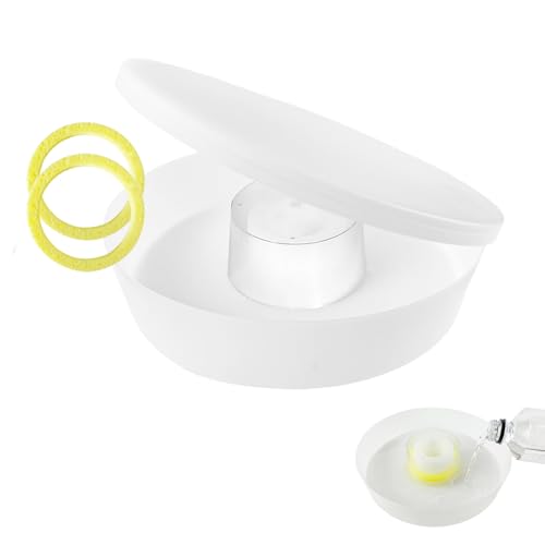 Upgraded Rapid Bee Top Feeder with Anti-Drowning Sponge Rings, Round Hive Top Feeders for 8-Frame and 10-Frame Bee Hives (1 Pack)