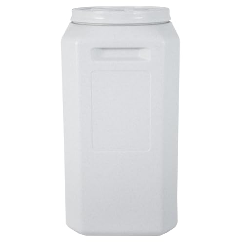 Image of Vittles Vault Traditional Pet Food Storage Container For Dog Kibbles /Bird Seed /Oatmeal /Rice /Flour /Cereal, BPA Free Plastic, Sealed Airtight For Cat Food, Up To 80 lb, Made in USA, With Scoop, Gray