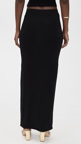 Black Stretch Jersey Maxi Skirt by good american3
