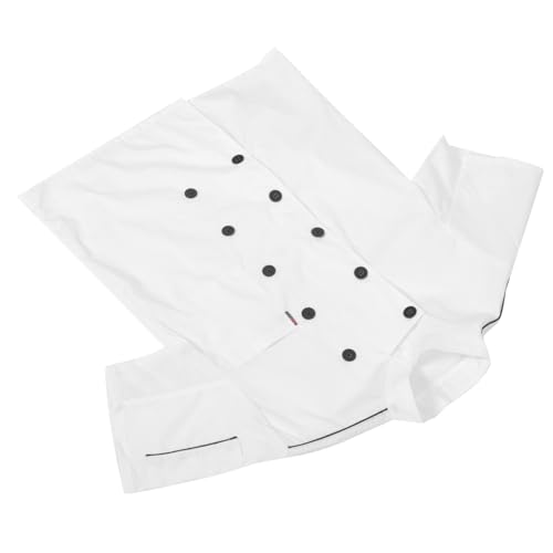 TOVINANNA Chef Work Clothes Short Sleeve Chef Coats Kitchen Uniform Stylish Design Comfortable Fit