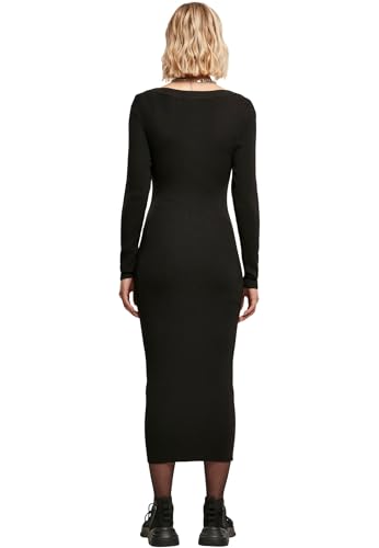 Robe pull longue noire idéale pour vos sorties citadines en hiver - 3