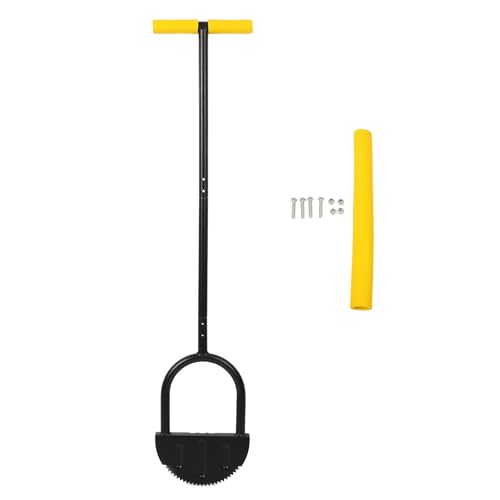 QANYEGN Tooth r Lawn Tool, Lawn r Tool, Half Moon r Shovel for Yard, Garden, Landscaping, Sidewalk