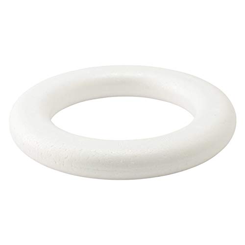 Amazon.co.jp: クリスマスリース ◇発泡スチロール リース150mm(直径 